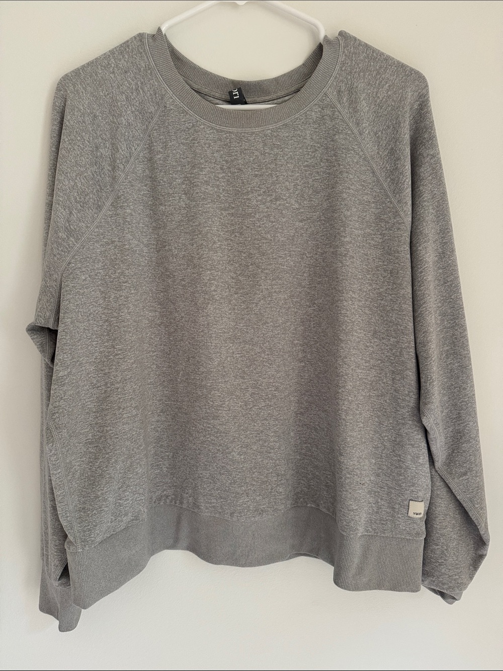 Vuori Heather Gray Crewneck Sweatshirt